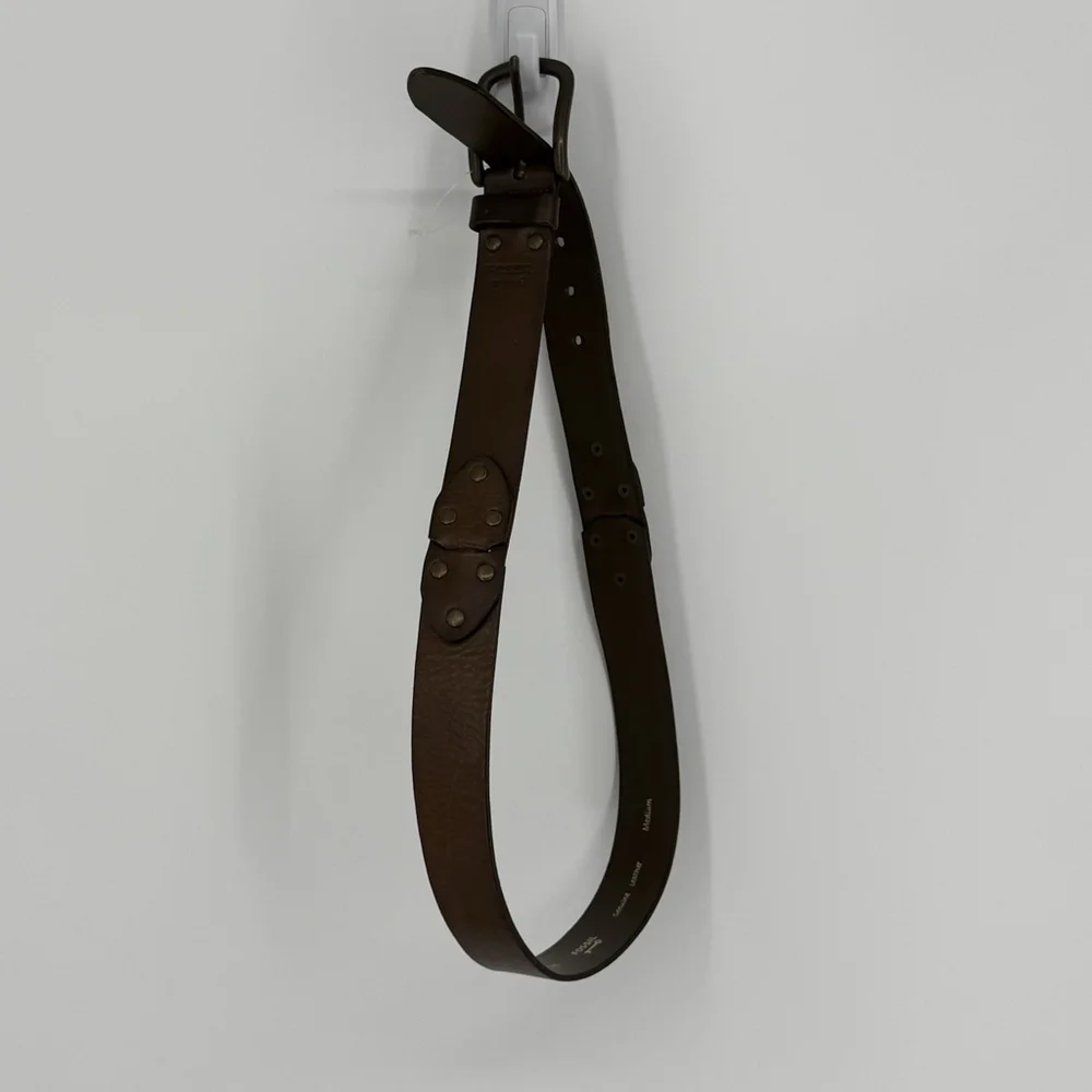 Fossil Segmented Bridle Style Women’s Brown Leather Belt Medium 40”